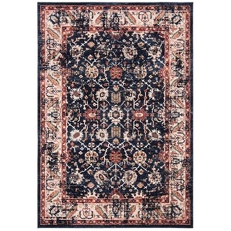 Safavieh 6 ft. 7 in. x 6 ft. 7 in. Charleston Bohemian Square Area RugNavy & Ivory CHL413L-7SQ